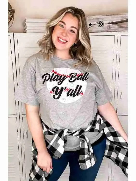 Play Ball Y'all Shirt for Her