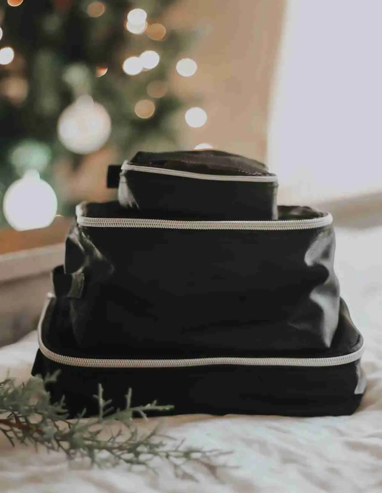 Black Packing Cubes from Itzy Ritzy