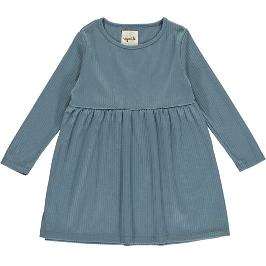 Toddler Madigan Dress in Blue